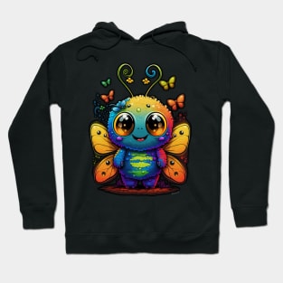 Cute baby Butterfly Designe #1 by Farbrausch Art 2023. Hoodie